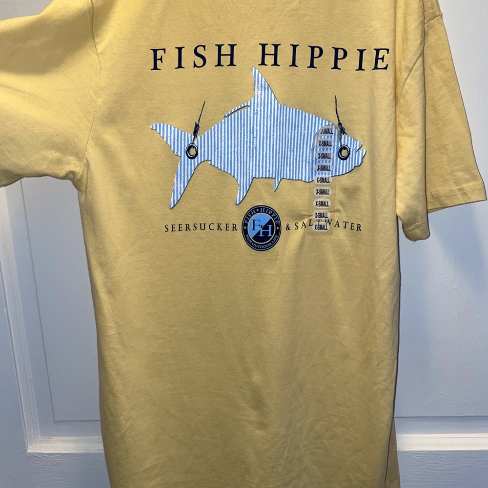 This cool Fish Hippie t shirt is Brand new and has never been worn!